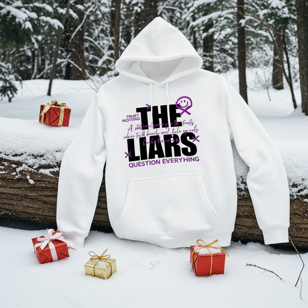 FUN Bore – THE LIARS Premium 300 GSM Cotton Hoodie | Unisex Heavyweight Fleece