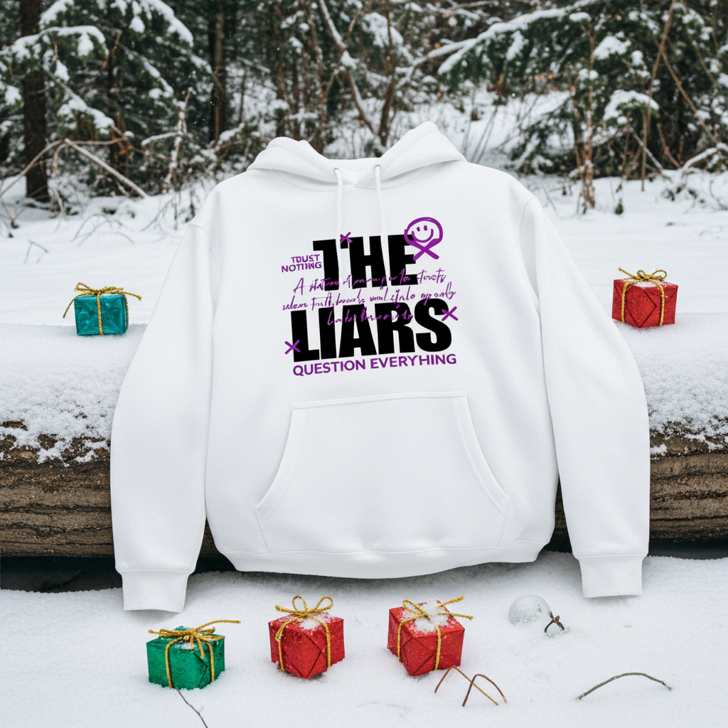 FUN Bore – THE LIARS Premium 300 GSM Cotton Hoodie | Unisex Heavyweight Fleece